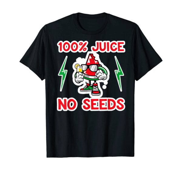 Mens 100% Juice No Seeds, Post Vasectomy T-Shirt Funny Shirt T-Shirt - Image 2