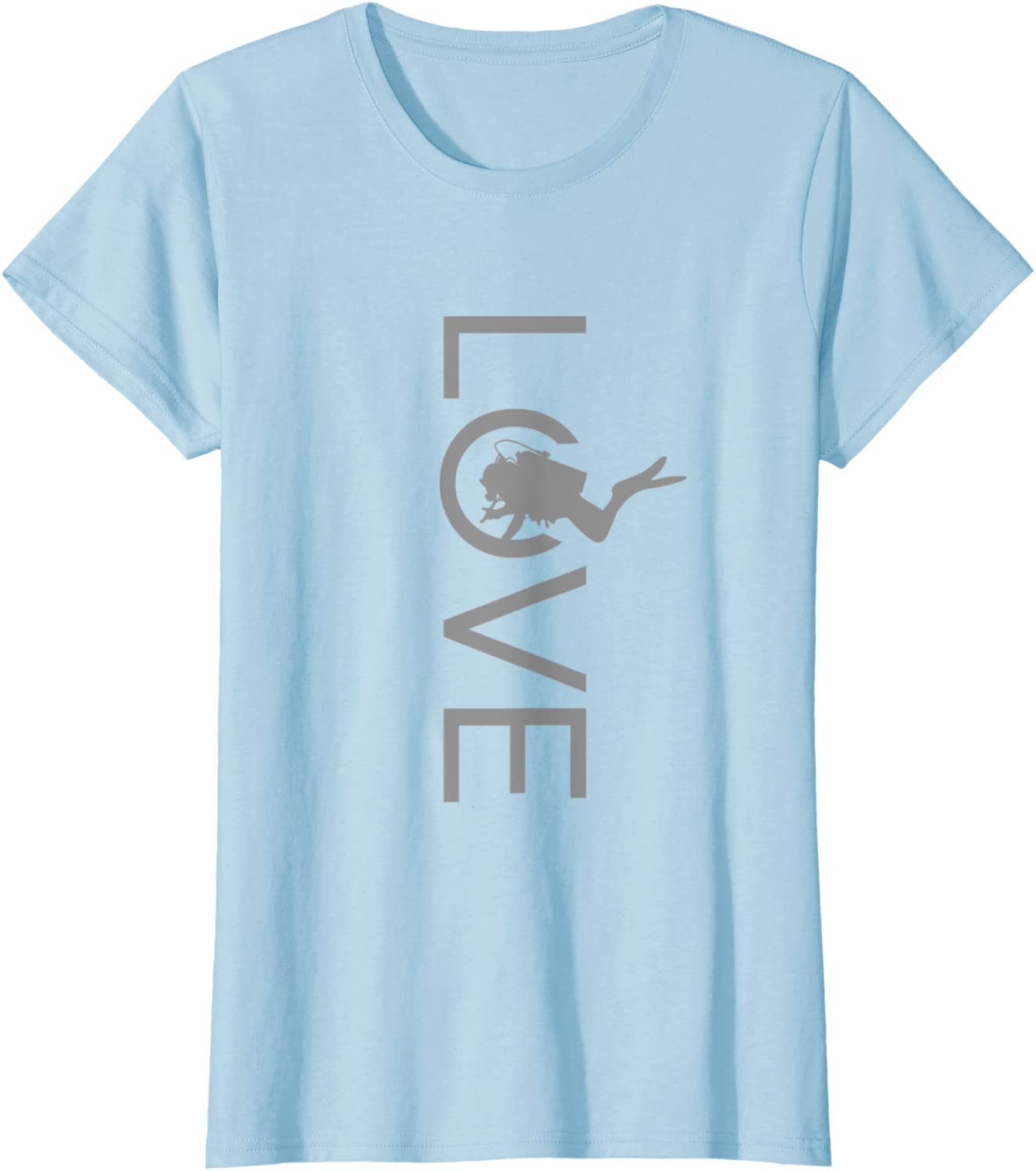 Womens LOVE Scuba Diving T Shirt T-Shirt