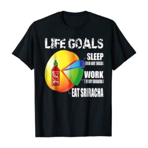 Sriracha Hot Chili Sauce Lover T Shirt Spicy Sauce Gift