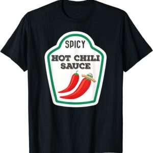 Spicy Hot Chili Sauce T-Shirt Easy Halloween Costume Tee