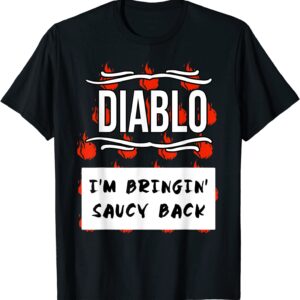 HOT SAUCES Group Halloween Costumes Taco DIABLO SAUCE T-Shirt