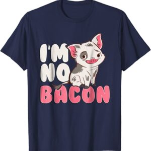Disney Moana Pua Cute I'm No Bacon Graphic T-Shirt T-Shirt